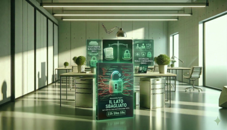 Scopri di più sull'articolo “Il Lato Sbagliato”: il nuovo libro di Alessandro Papini e le sfide della sicurezza informatica verso la NIS2